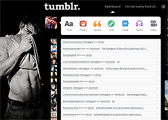 Tumblr dashboard: Chris Evans