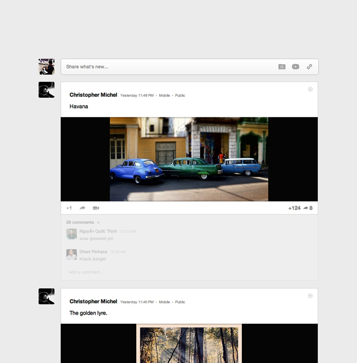 Google Plus Readable