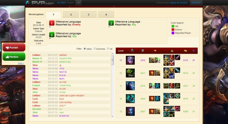 League of Legend - Compact Tribunal