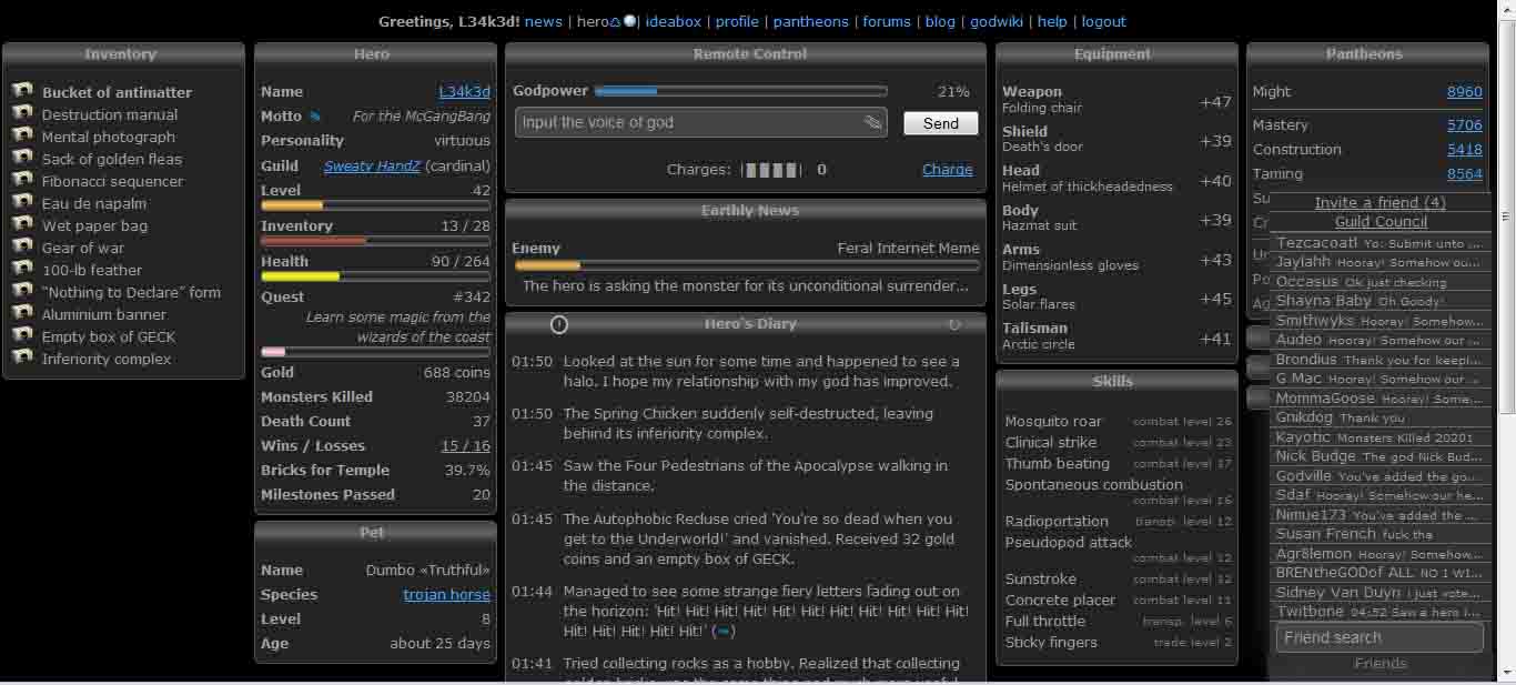 Godvillegame Dark ui Mod