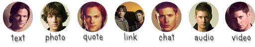 Supernatural (Sam&Dean) Dashboard Menu
