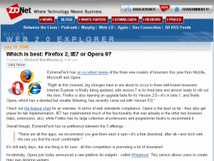 ZDNet blogs - just the article