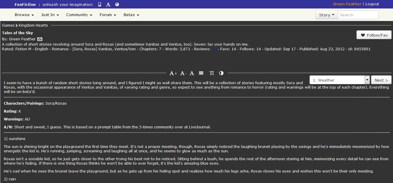 Fanfiction.net - Better FFNET
