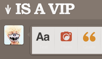 IS A VIP Tumblr Logo
