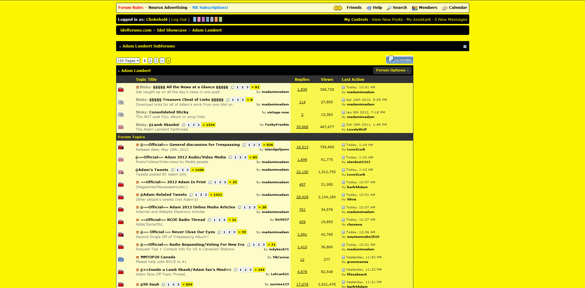 Idolforums – Trespassing