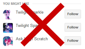 Remove "You Might Like" Panel