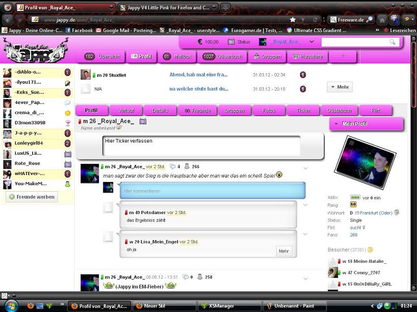 Jappy V4 Little Pink for Firefox and Chrome