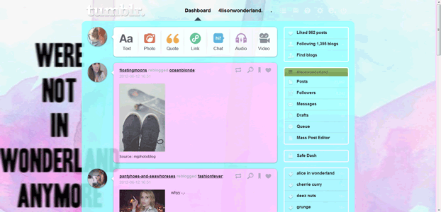 Wonderland Dash Theme