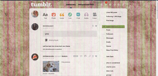Grunge Striped Theme