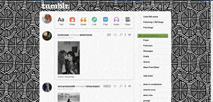 Black & White Pattern Theme