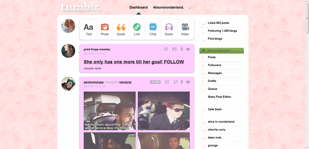 Pink Swirl Theme