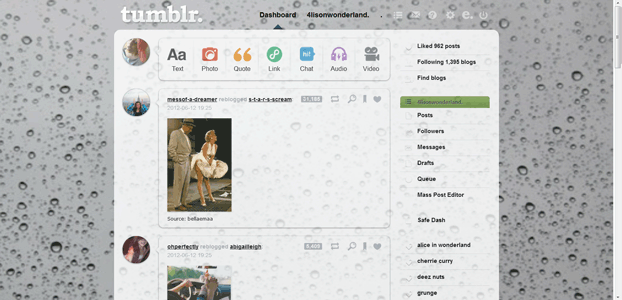 Rain Dash Theme