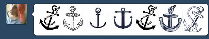 Anchor Icons for new dash!