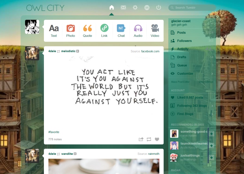 Owl City: The Midsummer Station tumblr