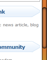 Scrollbar: Magic Pill (orange-green scheme)