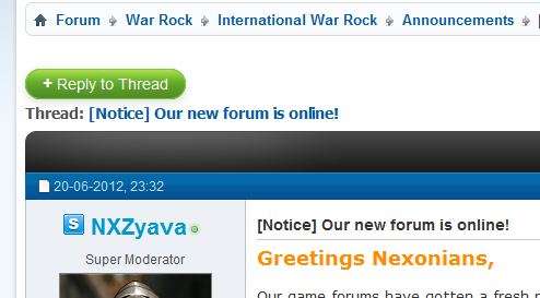 Remove Nexon Forums Facebook Like Button