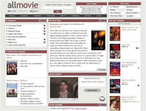 allmovie.com - adblocked & tweaked