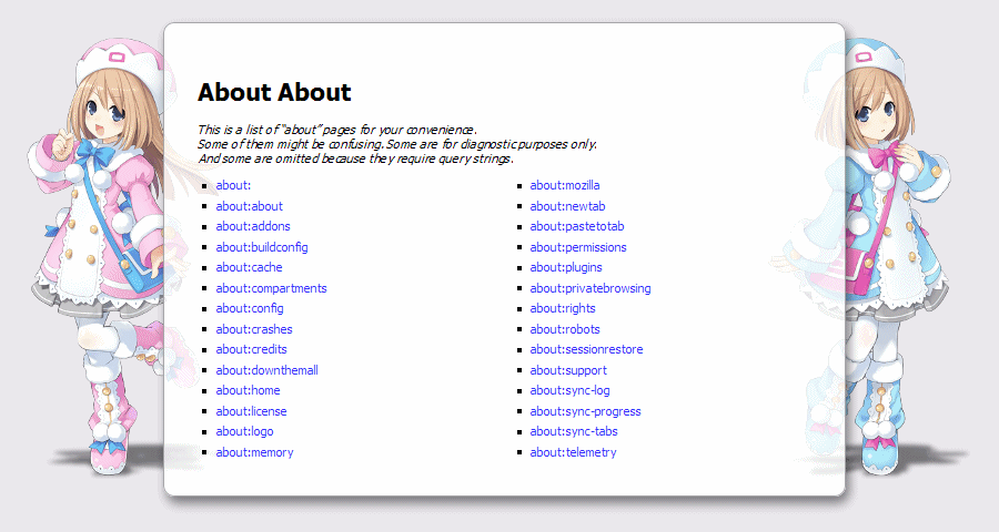 about:about - Ram & Rom (Hyperdimension Neptunia)