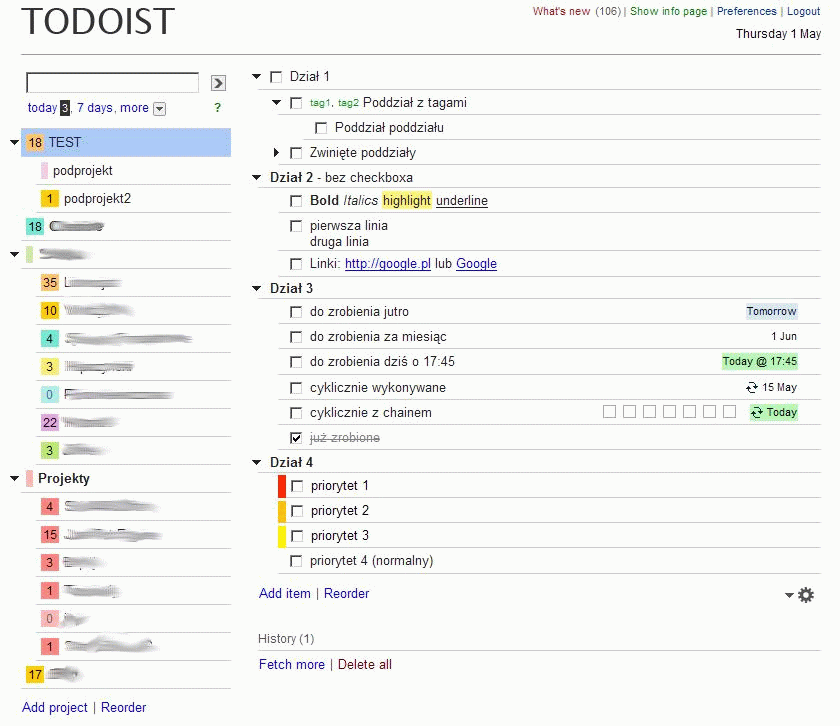 Todoist - better prorities