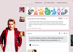 Tumblr dashboard: Jamie Campbell Bower #3