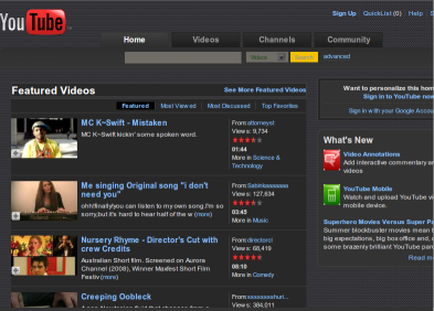 YouTube - Dark Carbon Theme