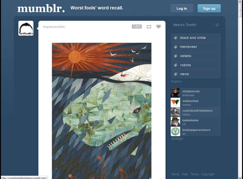 mumblr. - Make your own Tumblr logo