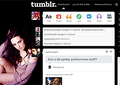 Tumblr dashboard: Katie McGrath #4
