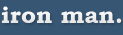 Iron Man - Tumblr Logo