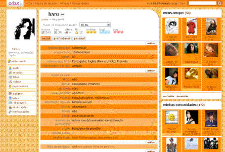 ORANGE orkut style