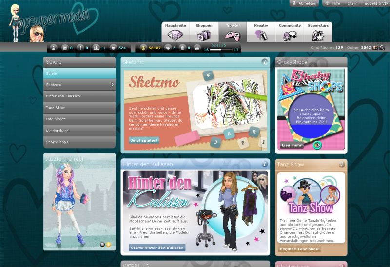 goSupermodel in Turquoise. :)