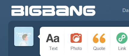 BIGBANG tumblr logo (by bang-big)