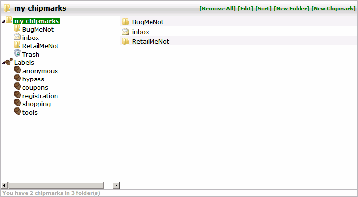 Remove Chipmark Sidebar
