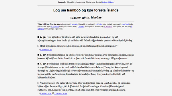 Althingi.is - readability