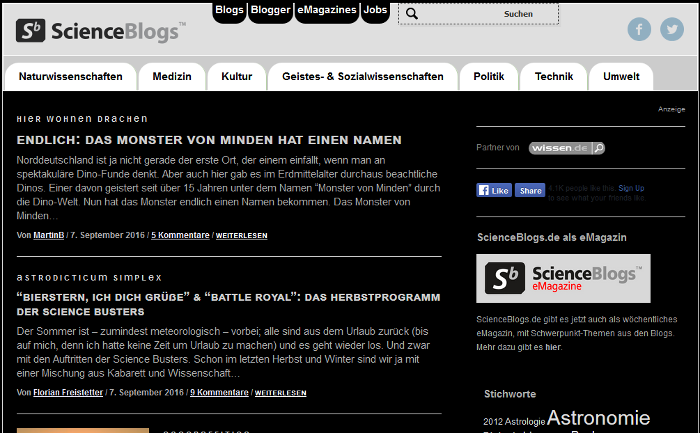 ScienceBlogs - Dark matter edition