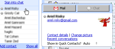 Gmail - Customize Quick Contacts info cards