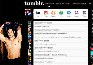 Tumblr dashboard: Tyler Hoechlin #2
