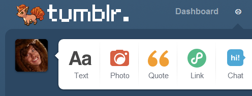 Vulpix ANIMATED Tumblr Logo