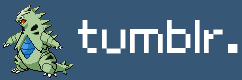 Tyranitar ANIMATED Tumblr Logo