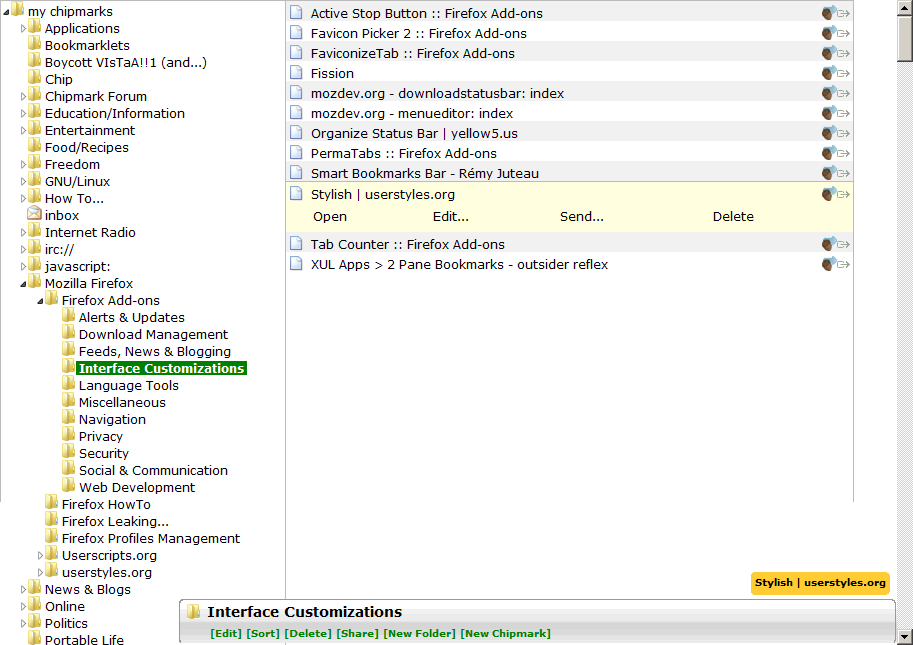 Better chipmark :: manage (bottom)