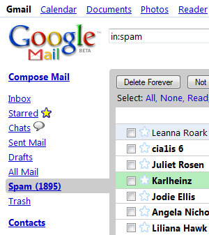 Google in Segoe UI