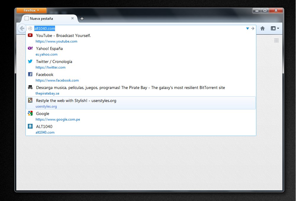 Firefox | Better AwesomeBar