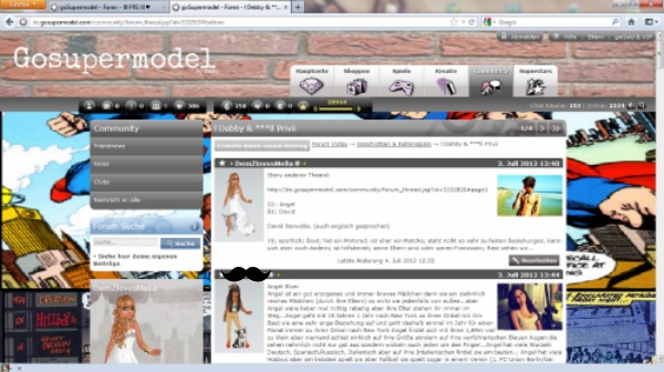 Gosupermodel Comic Style by Debby.