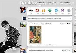 Tumblr dashboard: Andrew Garfield #2