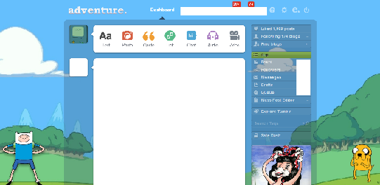 Nice Adventure Time Theme (Tumblr)