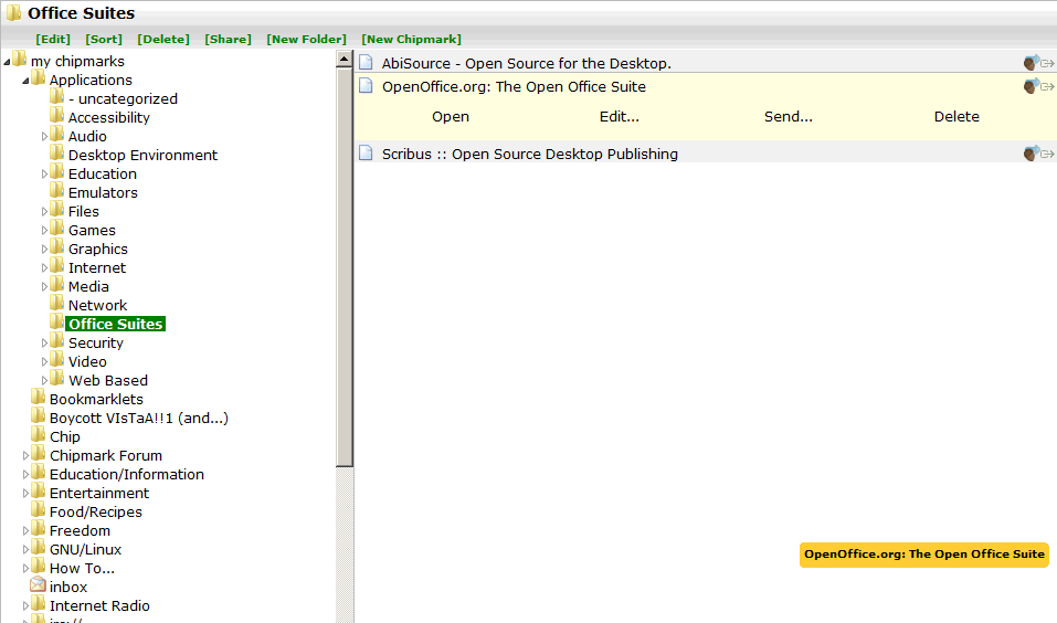 Better chipmark :: manage (top)