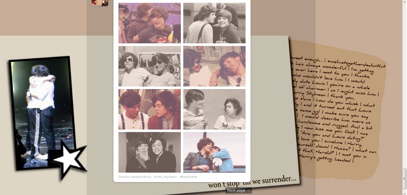 Tumblr dashboard | Larry Stylinson