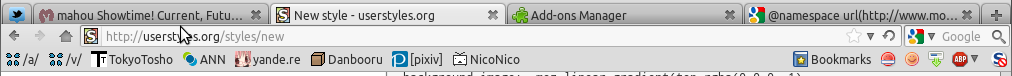 Firefox - Smaller toolbar size in Linux