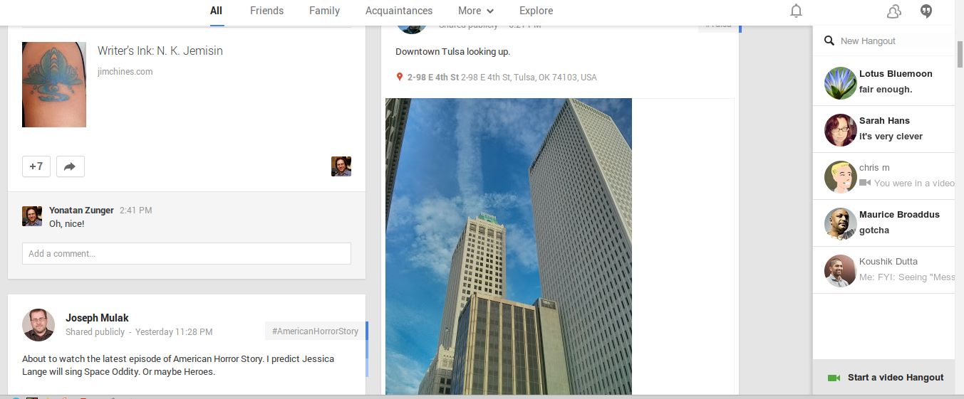 Google Plus 2.0 wide (FORK)