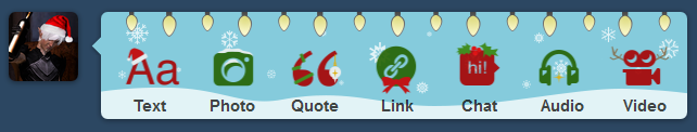 Holiday Tumblr Post Icons