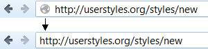 Firefox - Remove Identity Box